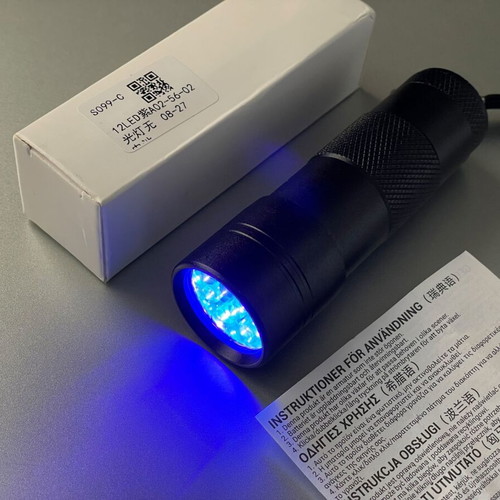 UV flashlight for fishing new, high power 6V