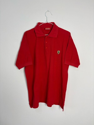 Scuderia Ferrari x Micheal Schumacher retro polo shirt used, 1999 model, size 2XL