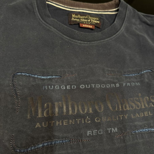 Malboro Classics shirt size M blue like new