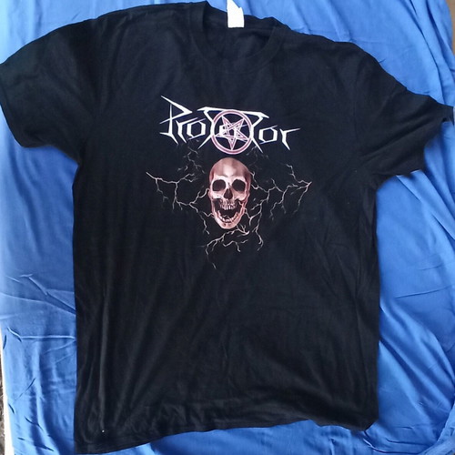 Protector Thrash/Death Metal T-Shirt XL Gildan Softstyle like new, black