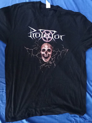 Protector Thrash/Death Metal T-Shirt XL Gildan Softstyle like new, black