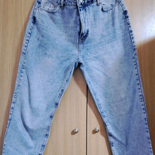 Jeans size 44 like new, boyfriend style, blue