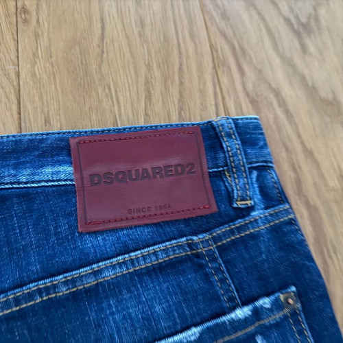 Dsquared2 Tidy Biker Jean S74LB0375 jeans new, size 48, blue