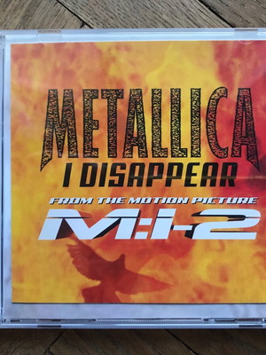 cd: Metallica - I disappear, single, cardboard version