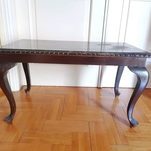 Wooden vintage coffee table used from 1950