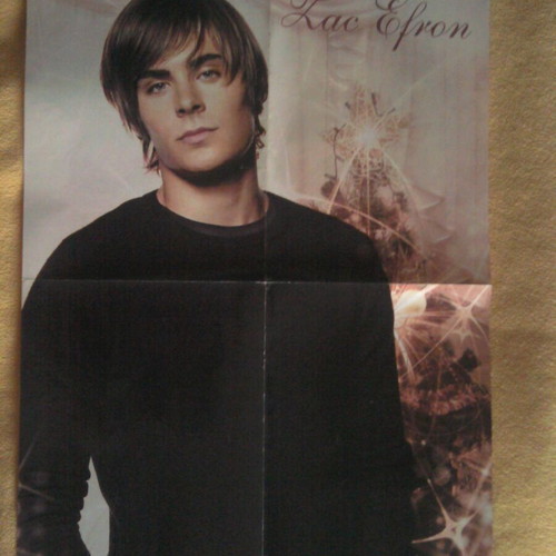 Zac Efron & Selena Gomez poster like new, size 58x41.7