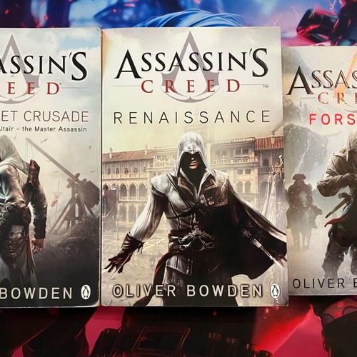 Assassin’s Creed Collection 3 Official Novels by Oliver Bowden like new, English