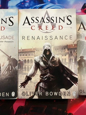 Assassin’s Creed Collection 3 Official Novels by Oliver Bowden like new, English