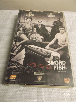 Swordfish VHS tape used, 2000s action adventure