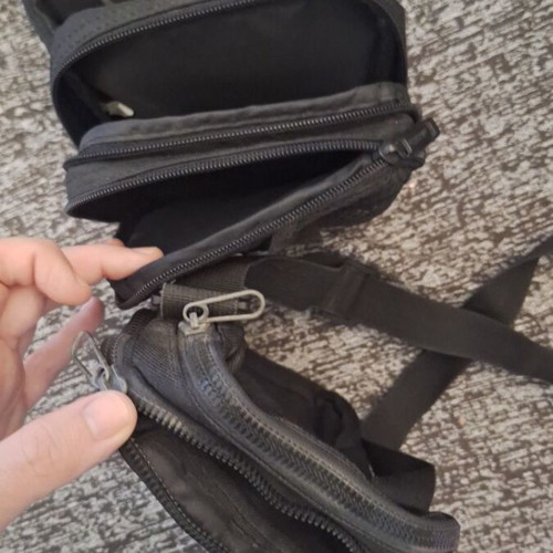 Convenient bags used, set of 2, black