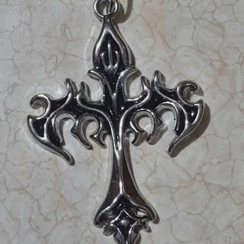Gothic cross in steel new
