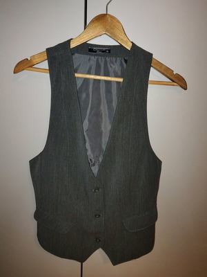 Vest new gray, size M