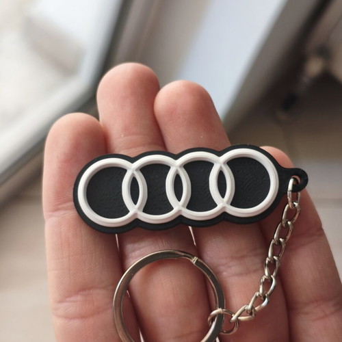 Audi keychain new, black
