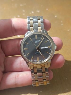 Tissot αυτόματο unisex ρολόι μεταχειρισμένο με μηχανισμό ETA 2836 και δερμάτινο λουράκι