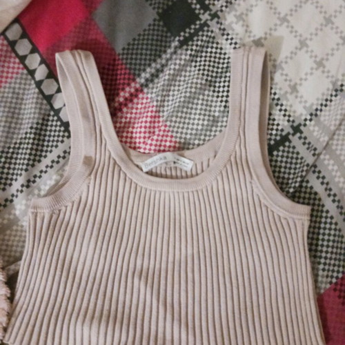 Bershka set of 2 tops new, size L, beige