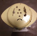Hero table clock used, 1950s