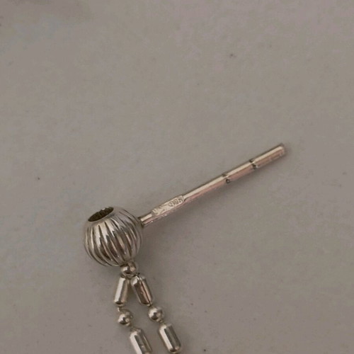 Silver 925 earrings used, in very good condition