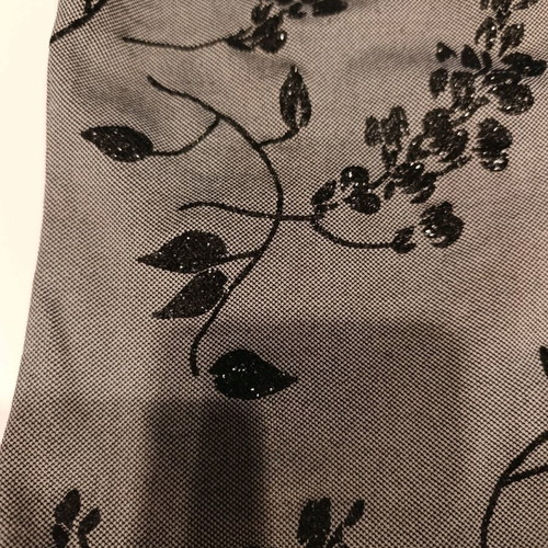 Short-sleeve evening blouse like new, size M, black and grey