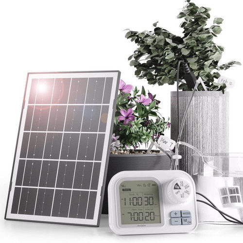 Raddy WS-7 Drip Irrigation Kit like new with soil moisture sensor and solar panel