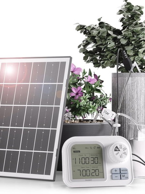 Raddy WS-7 Drip Irrigation Kit like new with soil moisture sensor and solar panel