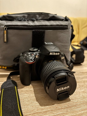 Nikon D3400 Kit like new with 18-55mm and 55-200mm lenses