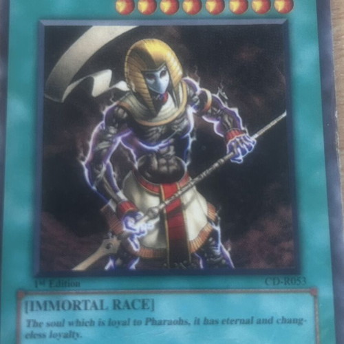 Pharaohs Evil Yu-Gi-Oh! card, Duelists of Shadows series, 1st edition
