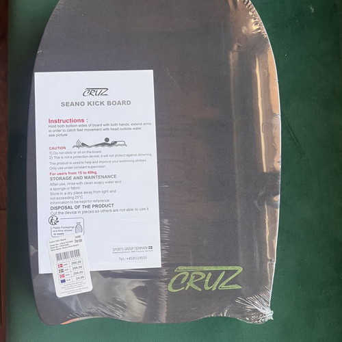 Cruz Seano Kick Board swimming aid new, 41 x 29 x 3.5 cm