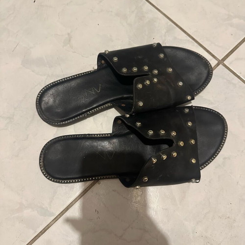 Envie sandals used, black with studs, size 37