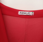 Kisha Italia women's red dress with floral print