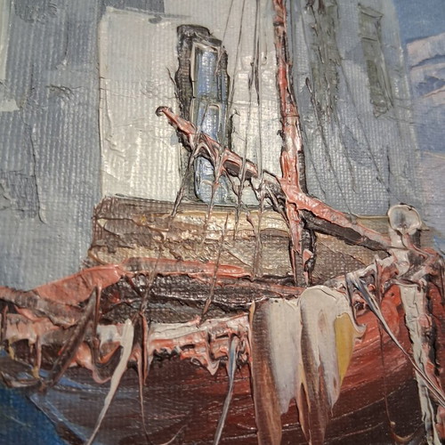 Oil painting seascape