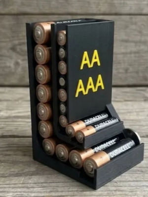 Battery organizer new, printed