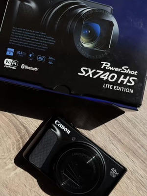 Canon PowerShot SX740 HS φωτογραφική μηχανή σαν καινούργιο, 4K βίντεο, 40x zoom