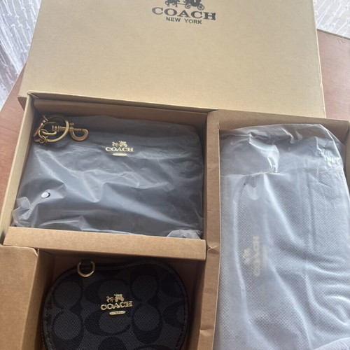 Coach women's accessory set, black