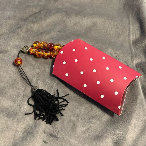 Worry beads like new with acrylic beads in gift box