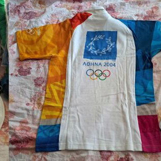 Athens 2004 Olympic Games Authentic Staff and Athlete Clothing Like New
