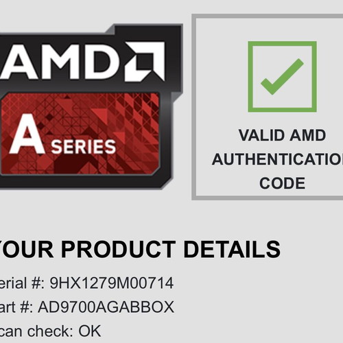AMD A10-9700 Processor New Sealed With Integrated Graphics Card