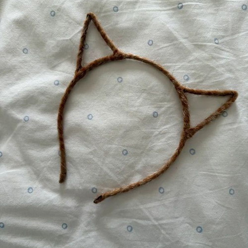 Claire's headband with kitty ears like new