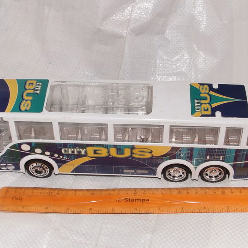 Plastic bus used, large in good condition