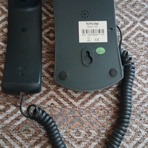 Topcom Axiss 50 Corded Phone Like New, Gray