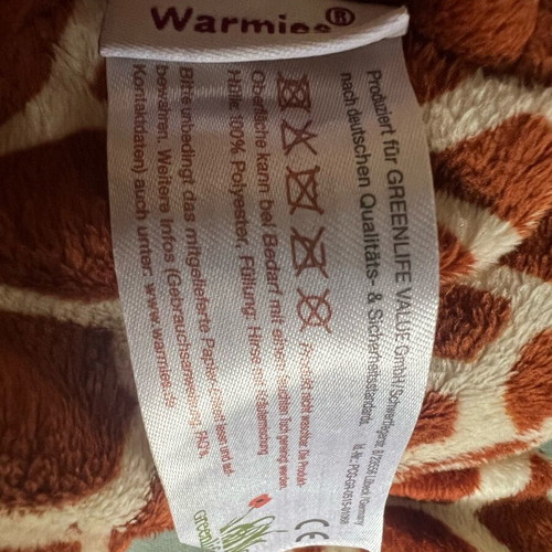 Warmies plush heating pad new