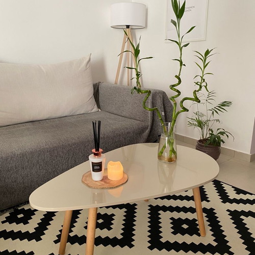Coffee tables new with glossy lacquer surface and solid wood legs
