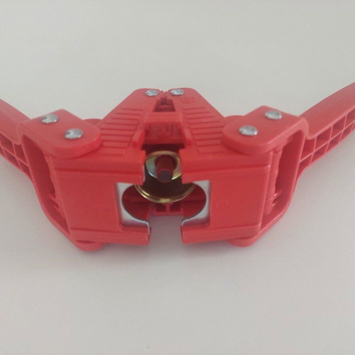 Ferrari Group Emily Bottle Capper with Lever for 26 mm Caps, Red