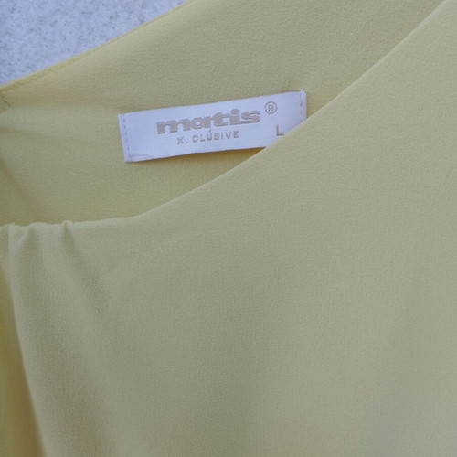Matis yellow dress like new, asymmetrical, size L