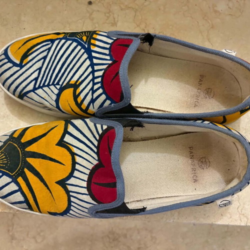 Panafrica women's shoes like new, multicolor, size 38