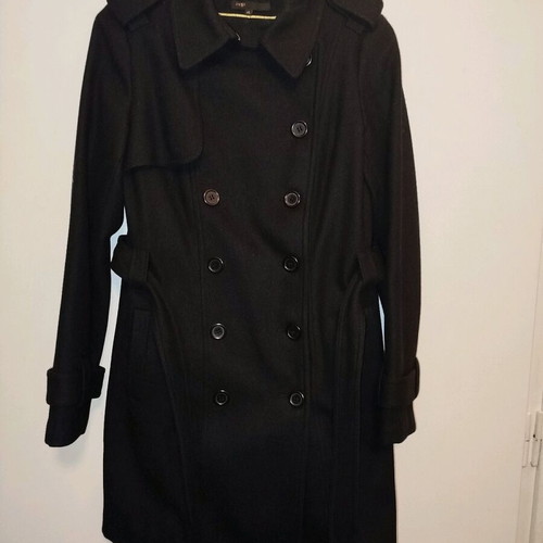 Black coat like new, size S