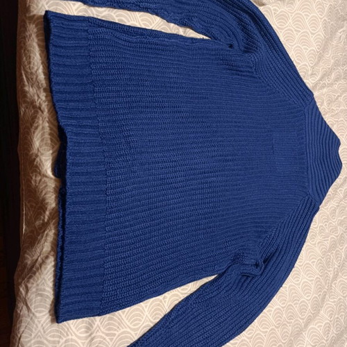 Berto Lucci cardigan blue like new size M