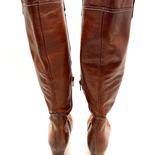 Hispanitas brown leather boots used