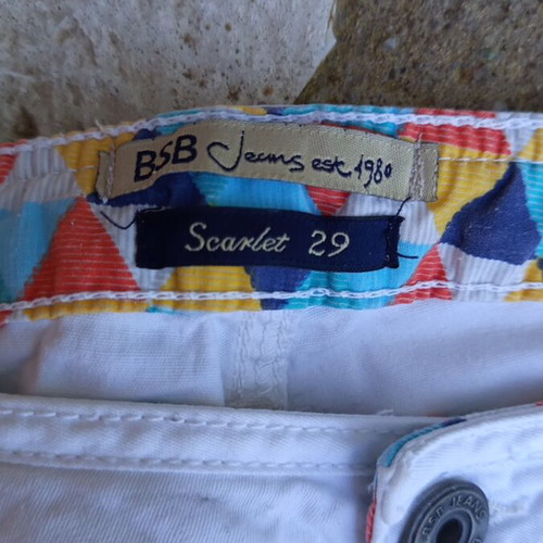 BSB Women's Pants white, like new, thin fabric, sizes M and L