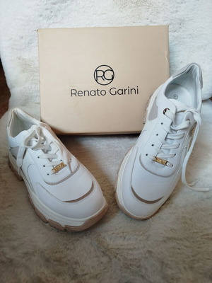 Chunky sneakers Renato Garini като нови, бели и бежови, номер 41-42
