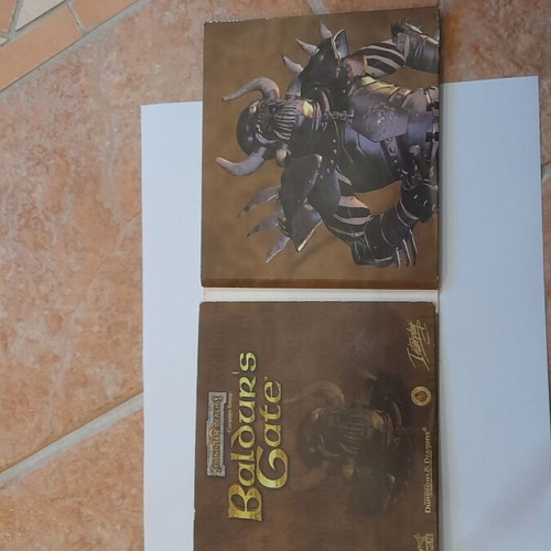 Baldur's Gate PC cd-rom game used, retro role playing